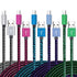 USB Type C Cable Fast Charging, Tpc001 5 Pack(6Ft 3A) Braided C Charger Cables Compatible with Samsung S10e/note 9/s10/s9/s8 Plus/A80/A50/A20...