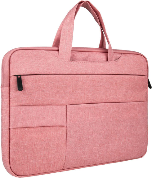 RAINYEAR 15.6" Laptop Sleeve Case Compatible with 15.6 Inch Notebook Computer Chromebook,Briefcase with Hidden Handle Multiple Pocket Protective P...