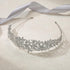 EVER FAITH Women's Austrian Crystal Wedding Flower Cluster Hair Band Clear Silver-Tone...