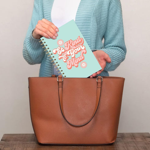 Studio Oh! Medium Spiral Notebook 5.75" x 8.75", Cute Cover Daily Planner, Hardcover Journal Notepad, 160 Page Lined Paper, 100 GSM Paper Weight, ...