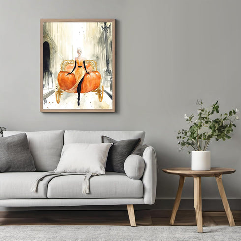 Posterizer 1 pcs-classic cartoons inspired glamorous woman 2-Kids Room Art-Retro Art-Gift for Daughter, Son, Kids- unframed wall art...