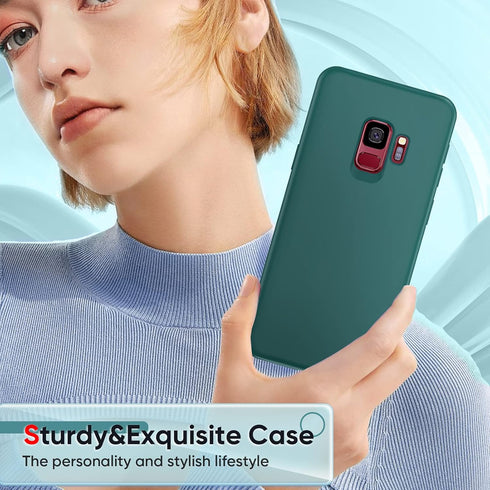 LeYi for Samsung Galaxy S9 Phone Case: Soft Silicone Ultra Slim Shockproof Protective Samsung S9 Phone Case with Anti-Scratch Microfiber Lining, 2...