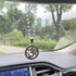 Bling Golden OM Rhinestone Pendant for Car Interior Rearview Mirror, Car Hanging Yoga Meditation Charm Ornament, Bedazzled Car Accessories...