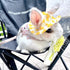Cute Summer Yellow Duck Hat & Sunglasses for Pet Bunny Small Animal Clothing Costume Oufit Accessories for Rabbit Guinea Pig Kitty Puppy Chinchill...