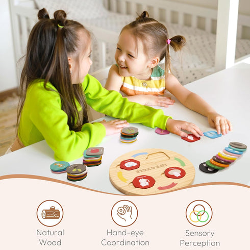 Life Cycle Toys for Kids, 12 Themes Montessori Preschool Science Center Materials, Wooden Learning & Educational Toys for Toddlers, Learning Game ...