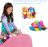 Posh Stuffable Kids Stuffed Animal Storage Bean Bag Chair Cover - Childrens Toy Organizer, Large 38" - Solid Pink...