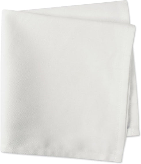 DII 100% Spun Polyester Table Top Collection, Napkins, 18x18, White, 6 Piece...