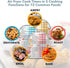 Air Fryer Magnetic Cheat Sheet Set, Instant Air Fryer Cooking Times Chart, Air Fryer Accessories Cooking Program Cheat Sheet, Kitchen Frying Lid C...