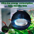Fish Tank Thermometer, Rechargeable Aquarium Thermometer LED Digital Touch Screen Wireless Stick on Temperature Thermometer with Touch Screen, Lar...