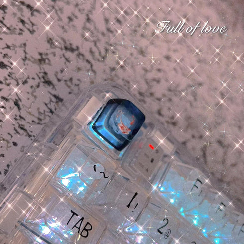 Gaming Resin Artisan Keycaps OEM,ESC keycap,Handmade Resin Custom Keycaps for Cherry MX Switches Gaming Mechanical Keyboard,Gifts for PC Game Love...