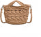 Summer Crossbody Bag Crochet Purse Women Handbag Beach Bag Knit Bag Shoulder Bag for Travel Vacation Khaki...