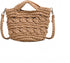 Summer Crossbody Bag Crochet Purse Women Handbag Beach Bag Knit Bag Shoulder Bag for Travel Vacation Khaki...