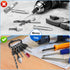 6PCS 1/4 Inch Bit Holder Keychain, Hex Shank Screwdriver Drill Bit Holder Key Chain Extension Bar, Screw Adapter Quick Release Hand-Held Impact So...