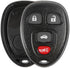 KeylessOption Key Fob Cover Case Replacement for 2006 2007 2008 2009 2010 2011 2012 2013 2014 2015 2016 Buick Cadillac Chevrolet Chevy Remote Shel...