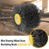 Abrasive Nylon Wire Drawing Wheel Drum Brushes, 320 Grit 120x100mm Wheel Drum Burnishing Tool Polishing Brush Wooden Wheels for Wood Furniture Wor...
