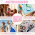 Initial Makeup Bag Personalized Preppy Cosmetic Bag Travel Toiletry Bag Waterproof PU Small Makeup Pouch Bag for Purse Birthday Gift Cute Stuff fo...