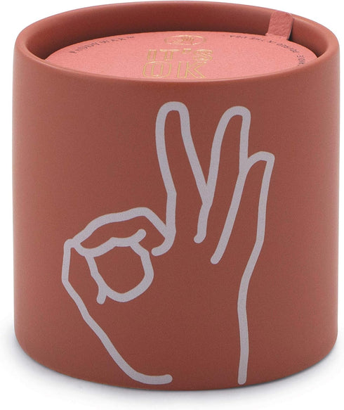 Paddywax Impressions Artisan Hand-Poured Scented Candle, 5.75-Ounce, Living Coral - Ok (Rosewater & Santal)...