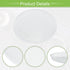 ACROPIX Universal 7 Inch Speaker Grills Mesh for Audio Subwoofer 183x193x11mm Grille without Frame White - Pack of 4...