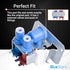 LIFETIME WARRANTY WR57X10051 Refrigerator Dual Inlet Water Valve Replacement Part by BlueStars - Exact Fit for GE Kenmore Hotpoint Refrigerators - Replaces riv-12ae21 AP3672839 WR2X10105 WR57X98