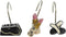 Home Decorative Handbag High-Heel Shoes Lipsticks Shower Curtain Hooks Rings Make Up Set of 12...