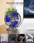 Desk Fan, USB Fan for Desk, Mini Desk Fan, 3 Speed Rotation Strong Wind, Protable Small Desktop Cooling Fan, Quite Mini Personal Fan for Home Offi...