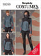 Simplicity Misses' Jacket, Pants, Cropped Hooded Tabard, and Facemask Fantasy Costume Kit, Code 9249 Sewing Pattern, Sizes 16-24, White...