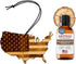 Arotags Reusable Wood Car Air Freshener, Backwoods Birch Scent, USA Flag Design, Hanging Diffuser with Fragrance Oil Refill...