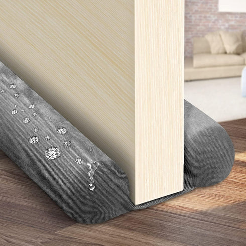 Waterproof Twin Door Draft Stopper Adjustable Size 30" to 36" Weather Stripping Noise Blocker Window Breeze Blocker...