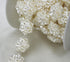 AEAOA 5 Yards 4/5" Ivory Flower Pearl Rhinestone Chain Sew On Trims Wedding Dress Decoration (LZ95)...