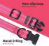 Mile High Life | Nylon Night Light Glow Collar for Medium Dogs | Reflective Band Cat Collar | Fluorescence self-luminescence Strap Puppy Collar | ...
