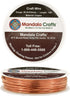 Mandala Crafts Bare Copper Wire for Jewelry Making 20 Gauge Wire for Wrapping - Pure Copper Crafts Wire Bendable Beading Jewelry Wires - 15 Yds So...