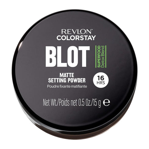 Revlon ColorStay Blot Face Powder, Mattifying, Blurring & Oil Absorbing Setting Powder, Absorb Sebum, Blurs Imperfections and Reduces Pore Appeara...