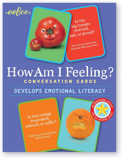 eeBoo's How am I Feeling? Conversation Flashcards for Kids...