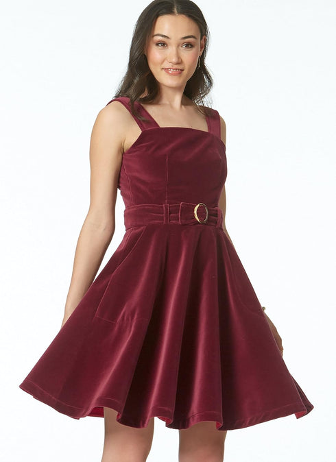 McCall's Patterns Misses' Dresses, Belt, Romper, Pockets Jumpsuit...