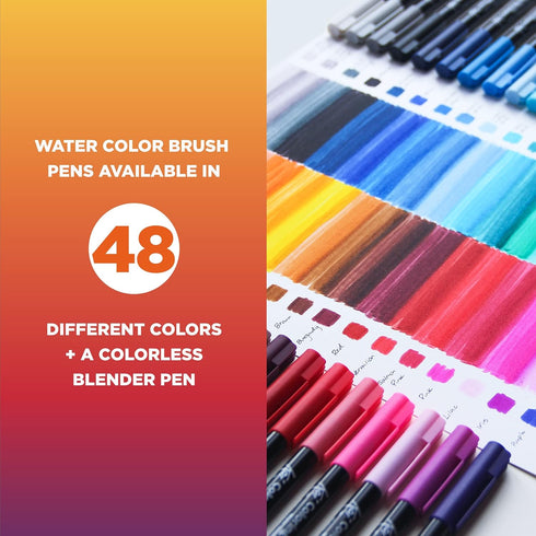 SAKURA Koi Colorless Blender Brush Set - Clear Watercolor Brush Pen - Colorless - 2 Pack...