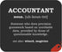Funny Accounting Mousepad Accountants Mouse Pad - Accountant Definition Meaning Profession Mousemat 9.2 Inch Mouse Mats T-Shirt Gag...