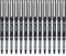 Pilot, Precise V5, Capped Liquid Ink Rolling Ball Pens, Extra Fine Point 0.5 mm, Black, Pack of 14...