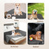 gogobunny 100% Double Sided Waterproof Dog Blanket Soft Pet Bed Cover Reversible Protect Furniture Couch Sofa Car for Puppy Large Dog Cat (Dark Ch...
