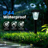 GIGALUMI Solar Outdoor Lights,Solar Lights Outdoor Waterproof 2 Pack,Cool White Solar Pathway Lights for Outside,Outdoor Lights Solar Powered Gard...