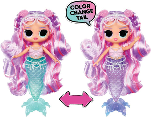 LOL Surprise Tweens Mermaid Lana Marine Fashion Doll with Color Changing Tail, Movable Fin, and Beautiful Accessories – Toy Gift for Kids Ages 4+...