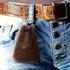 Nabob Leather Leather Drawstring Pouch, Coin Bag, Medicine Tobacco Pouch Medieval Reenactment Made in U.S.A Size 3.75" x 2.75"...
