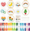 Pllieay 10 PCS Cross Stitch Kits for Beginners, Embroidery Beginner Kits for Kids 7-13, Include Instructions, Cross Stitch Kits with Pattern, Need...