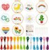 Pllieay 10 PCS Cross Stitch Kits for Beginners, Embroidery Beginner Kits for Kids 7-13, Include Instructions, Cross Stitch Kits with Pattern, Need...