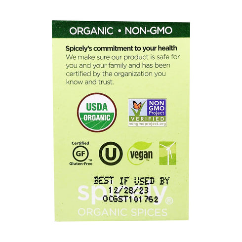 Spicely Organics Cardamom Powder 0.40 Ounce ecoBox Certified Gluten-Free...