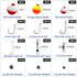 Fishing Hooks Bobbers Tackle Kit, 200pcs Basic Fishing Tackle Box Set Include Fishing Hooks Bobbers Weights Snap Swivels Freshwater Terminal Tackl...