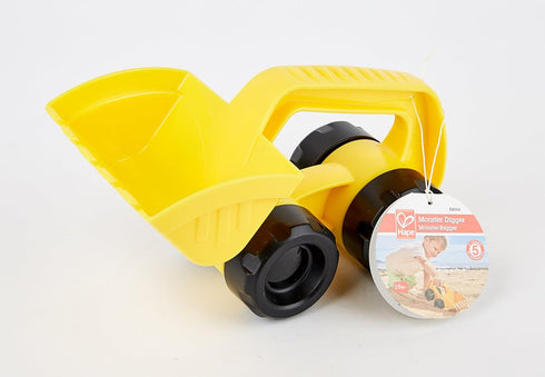 Hape Beach and Sand Toys Monster Digger Toys, Yellow, L: 9.1, W: 5.1, H: 5.3 inch...