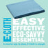 E-Cloth 4-Pack Glass Polishing Cloth - Sustainable Microfiber Glass Cleaning Cloth Set, Window and Mirror Cleaner Wipes, Washable and Reusable, 10...