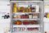 Kitchen Spaces KSMB12-AMZ Medium Bin Food Storage Organizer for Fridge and Pantry, 12.3" x 8.3" x3.5", Clear...