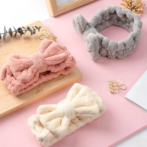 3PCS Headbands for Women Skincare Headband Spa Headband for Washing Face Makeup Headband Mothers Day Gifts Headbands for Girls Face Wash Headband ...