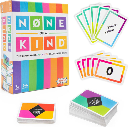 AMIGO Games None of a Kind Brainteaser Card Game – A New Kind of Matching Game That is Fun for The Whole Family – for Kids & Adults Ages 7 & Older...